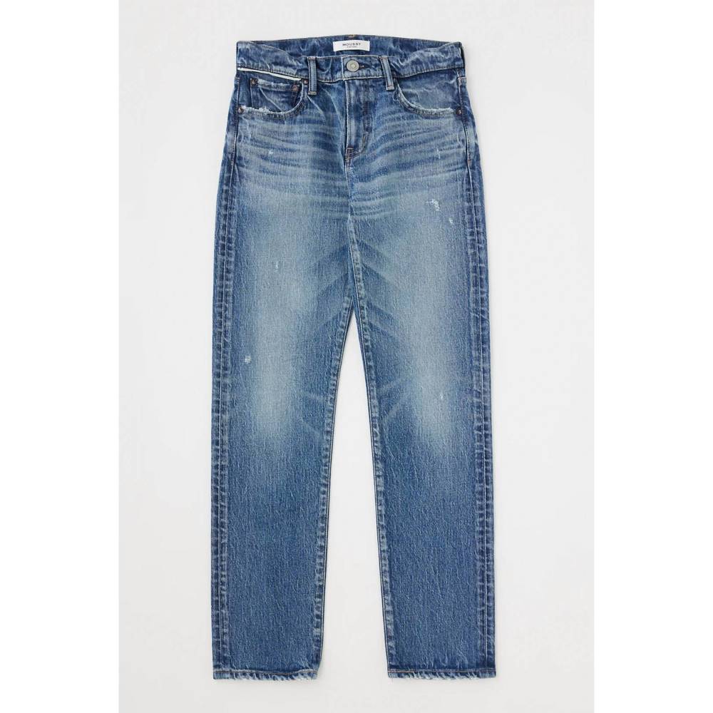 NEW MOUSSY mallard slim straight jeans in dark blue - Picture 10 of 10